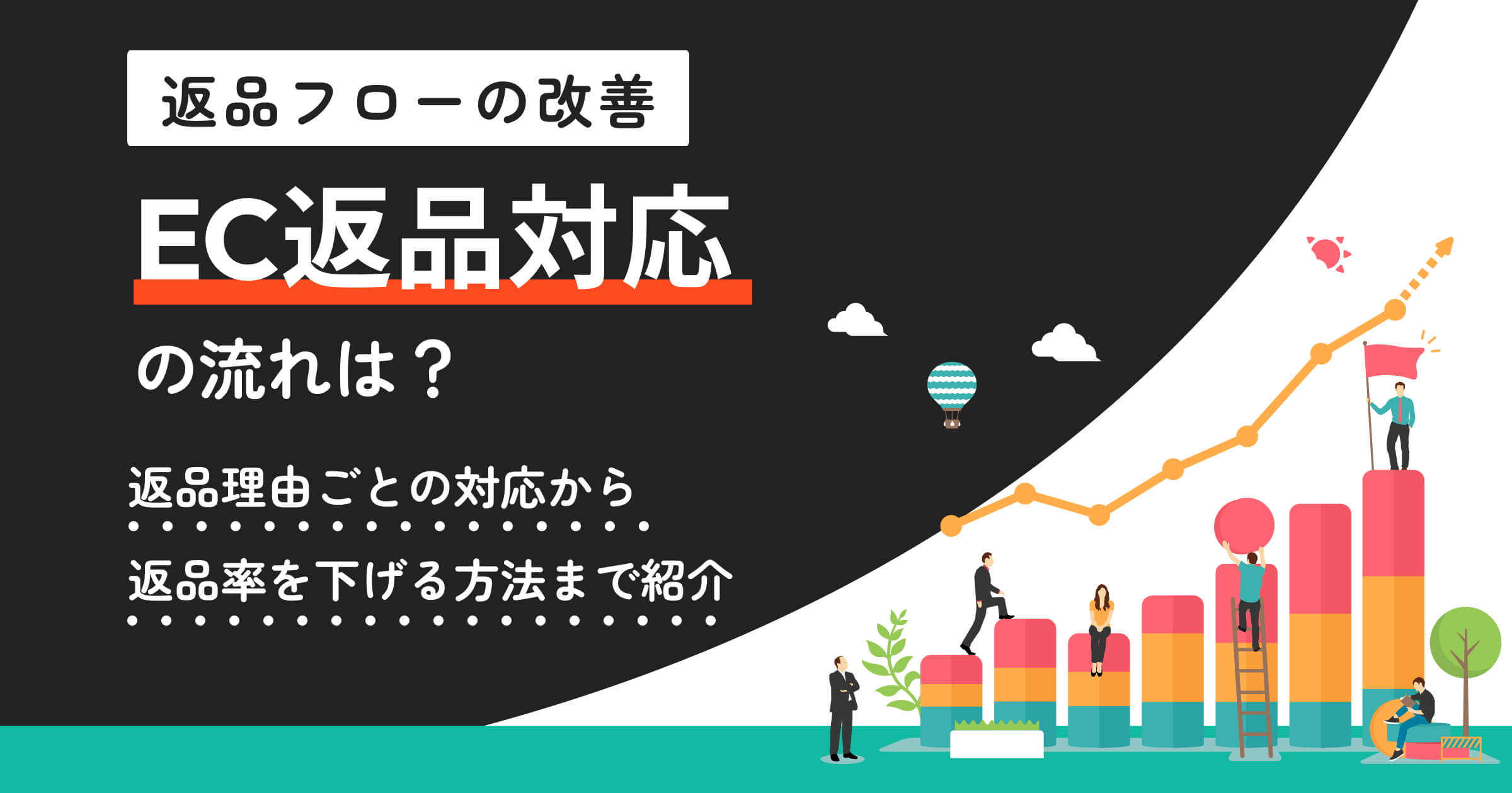 ECの返品対応の流れは？返品理由ごとの対応から返品率を下げる方法まで紹介