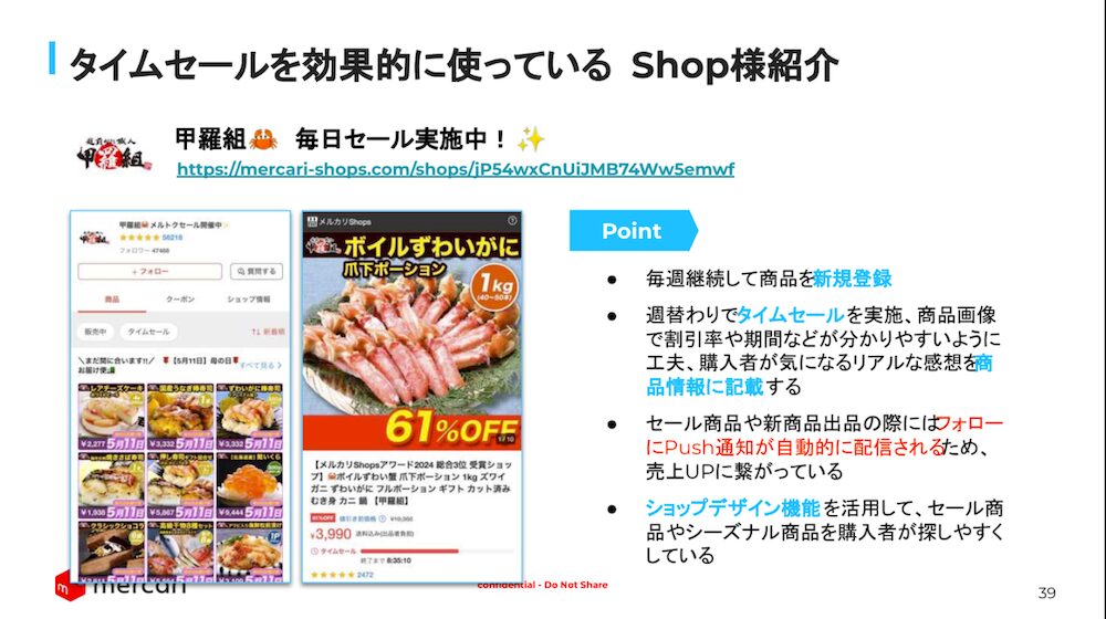 メルカリShopsの成功事例「甲羅組」さまの取り組み